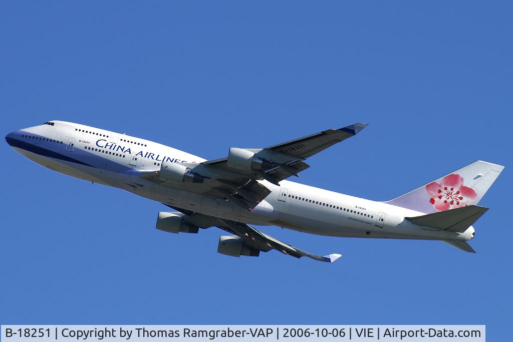 B-18251, 1995 Boeing 747-406 C/N 27965, China Airlines B747-400