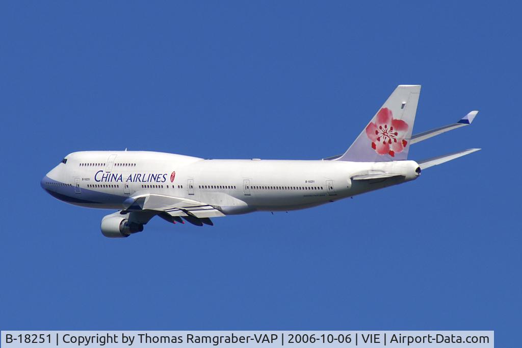 B-18251, 1995 Boeing 747-406 C/N 27965, China Airlines B747-400