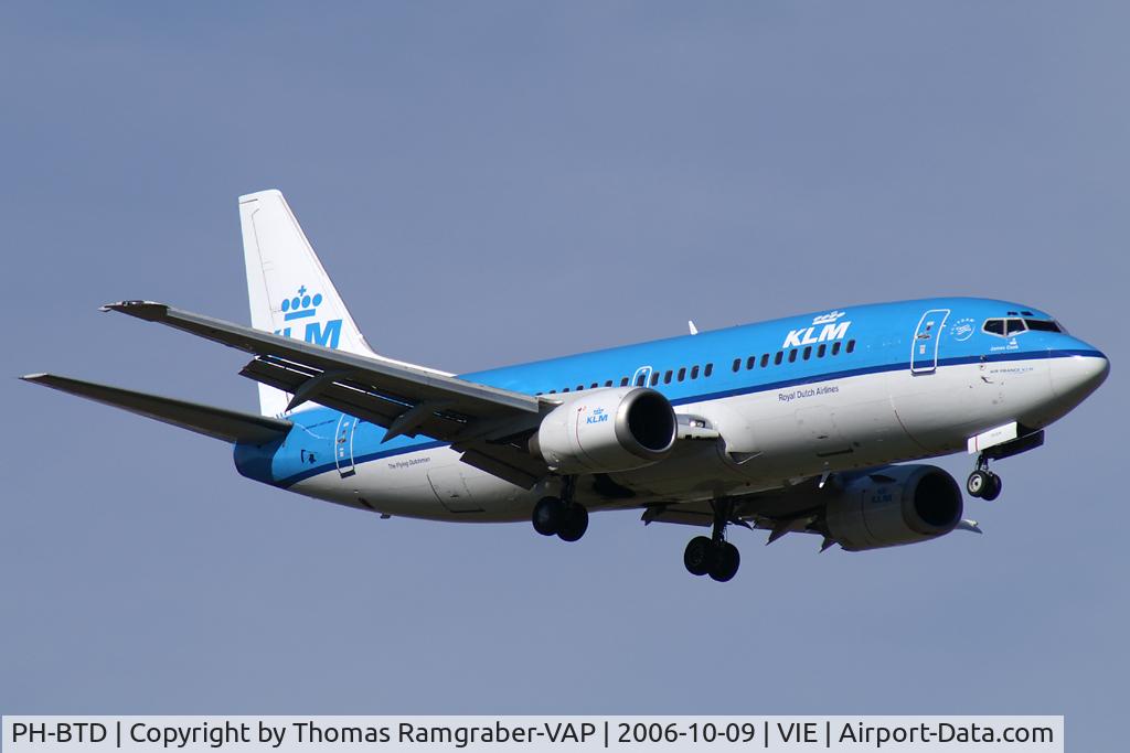PH-BTD, 1992 Boeing 737-306 C/N 27420, KLM B737-300