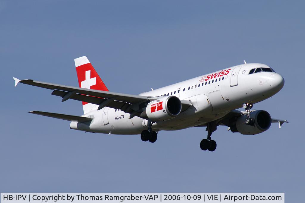 HB-IPV, 1996 Airbus A319-112 C/N 578, Swiss A319