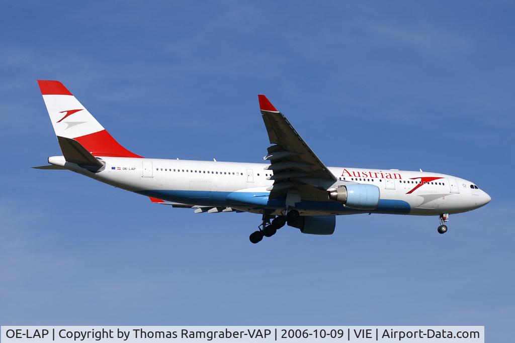 OE-LAP, 2000 Airbus A330-223 C/N 317, Austrian A330-200