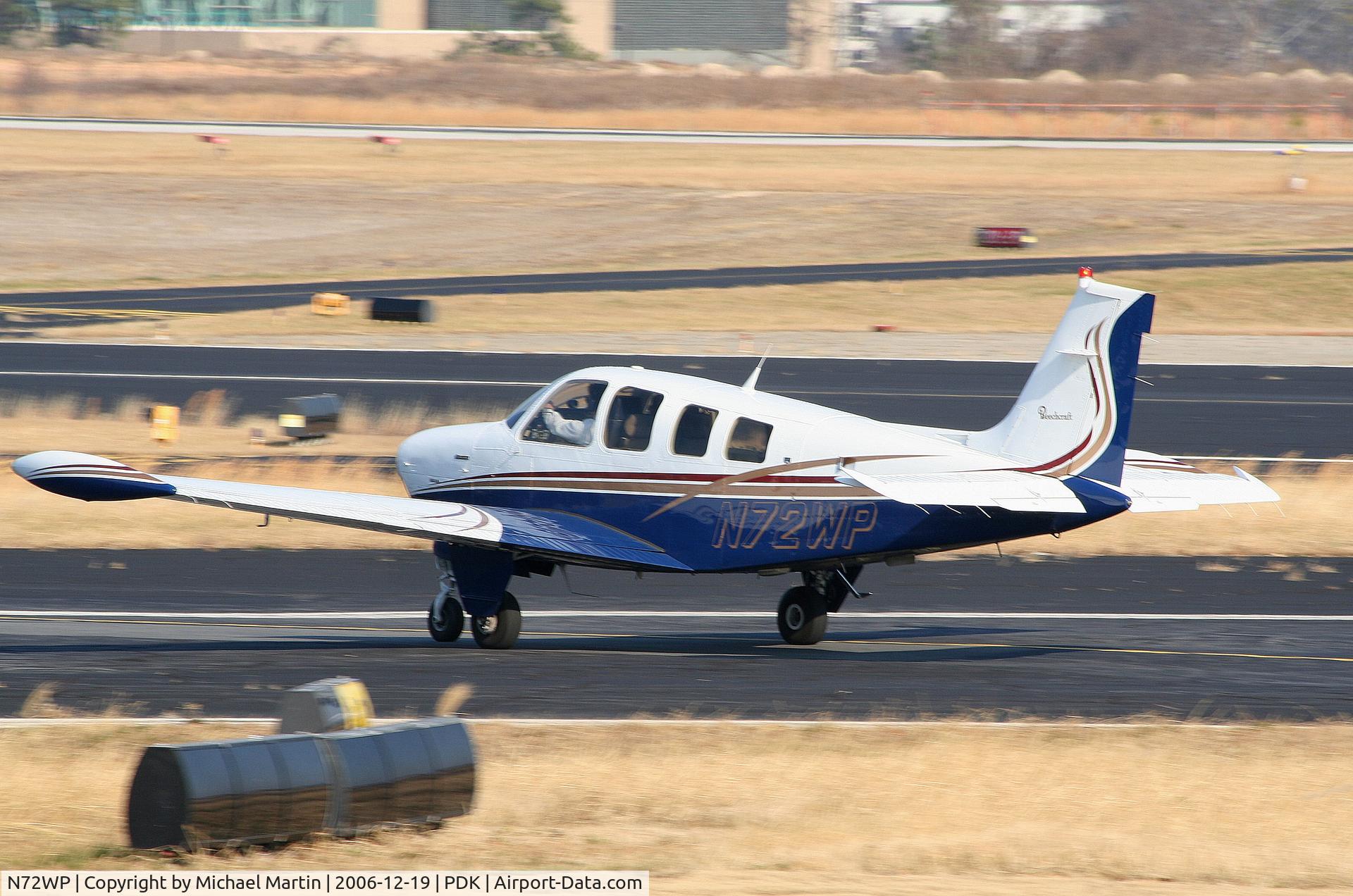 N72WP, 1985 Beech A36 Bonanza 36 C/N E-2288, Landing Runway 2L