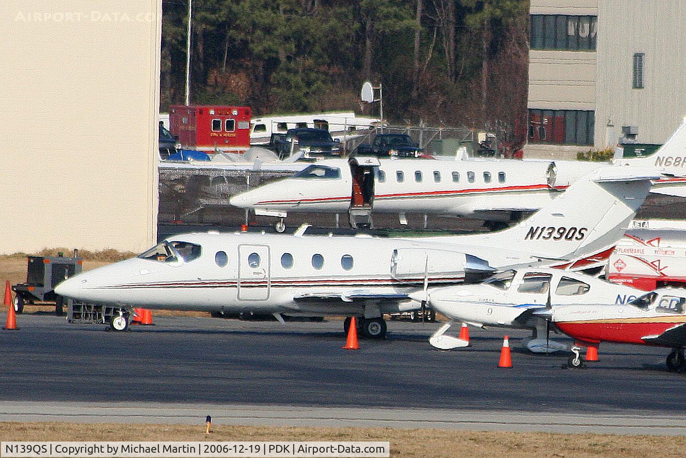 N139QS, Raytheon Aircraft Company 400A C/N RK-483, Tied down @ Signature Flight Support