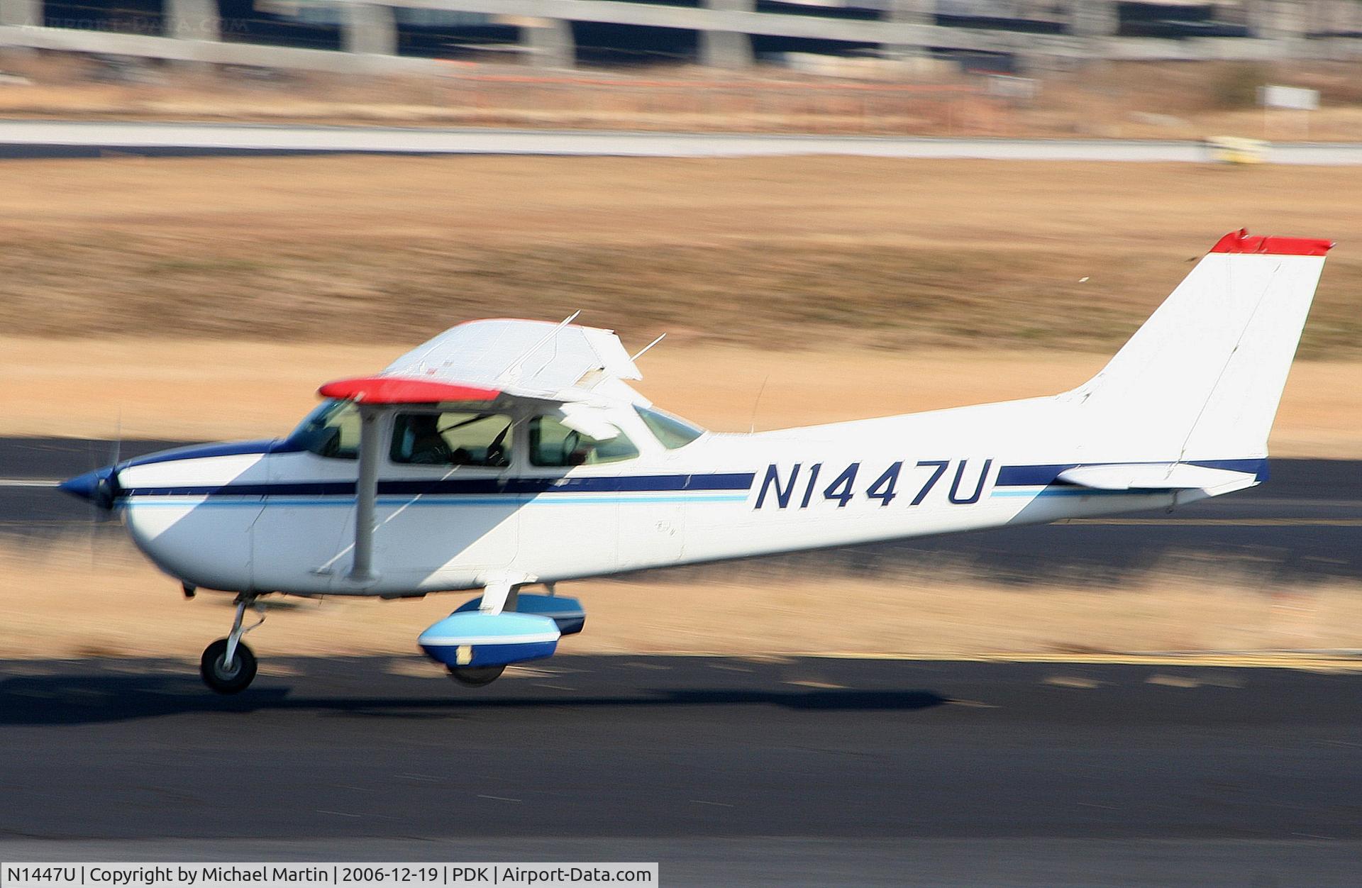 N1447U, 1976 Cessna 172M C/N 17267114, Bouncing into a landing
