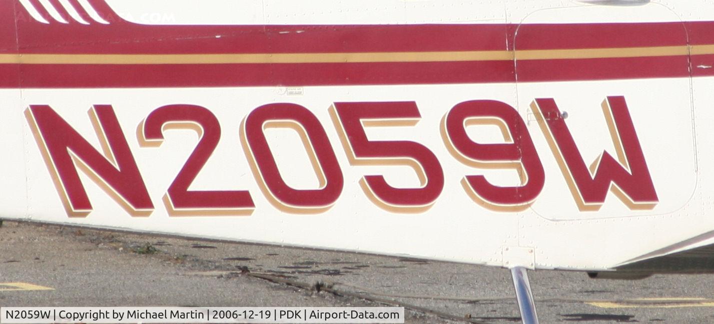 N2059W, 1965 Beech V35 Bonanza C/N D-7993, Tail Numbers
