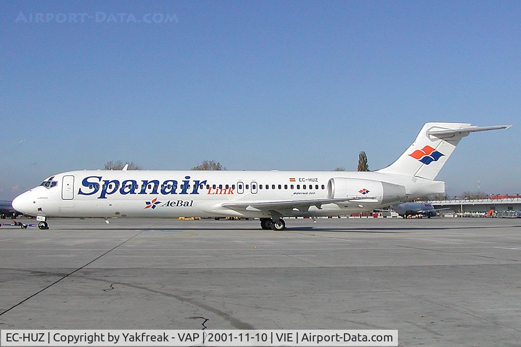 EC-HUZ, 2001 Boeing 717-23S C/N 55066, Spanair Link Boeing 717-200