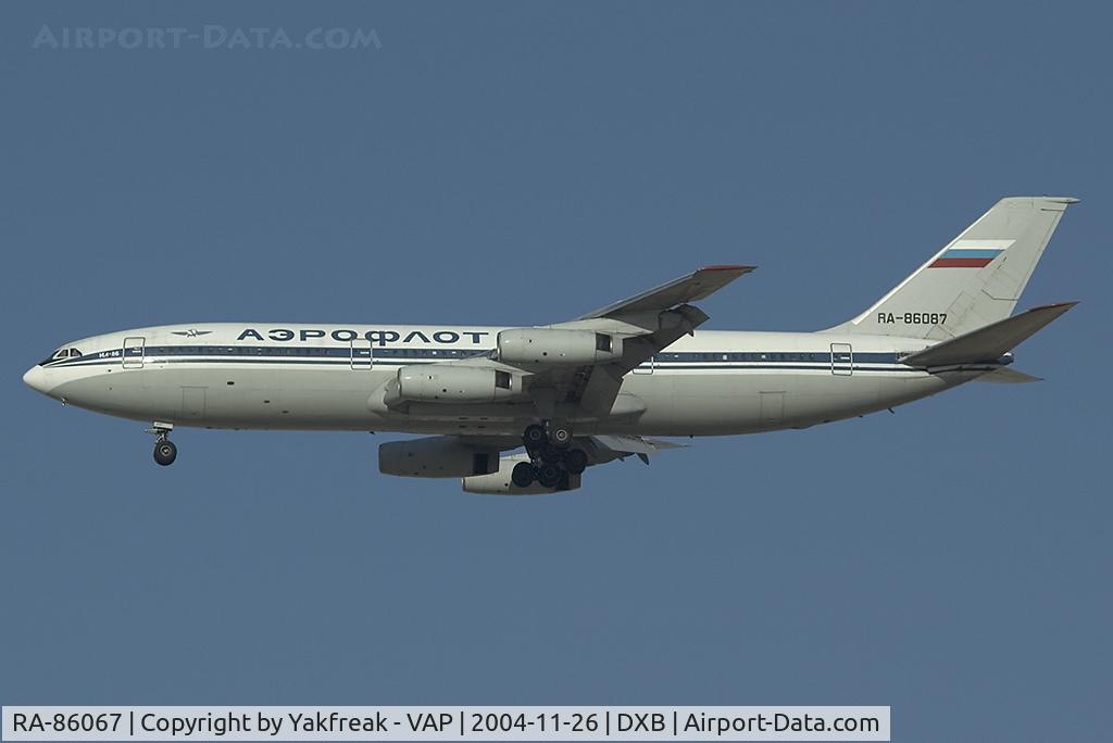 RA-86067, 1984 Ilyushin Il-86 C/N 51483204034, Aeroflot Iljuschin 86