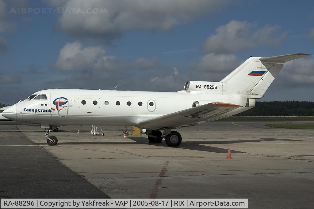 RA-88296, Yakovlev Yak-40 C/N 9421634, Severstal Yakovlev 40