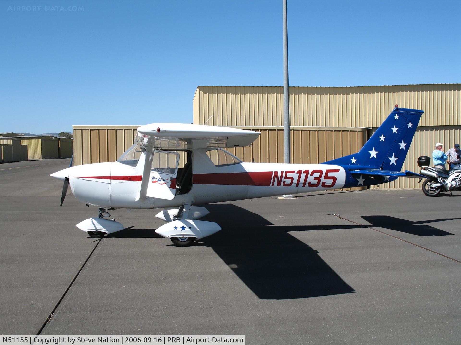 N51135, 1968 Cessna 150J C/N 15069786, Patriotic GoSolo Inc. 1968 Cessna 150J @ Paso Robles, CA