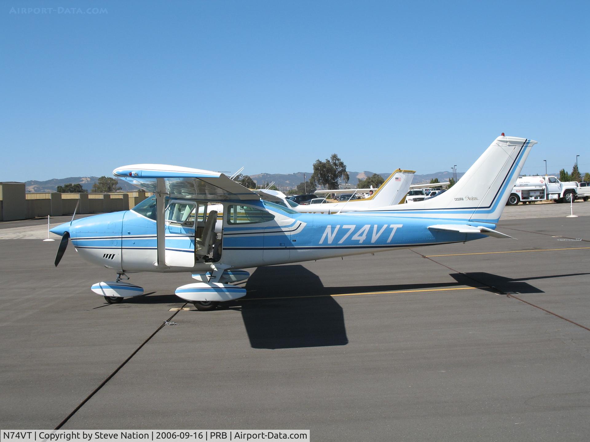N74VT, 1974 Cessna 182P Skylane C/N 18262982, 1974 Cessna 182P @ Paso Robles, CA