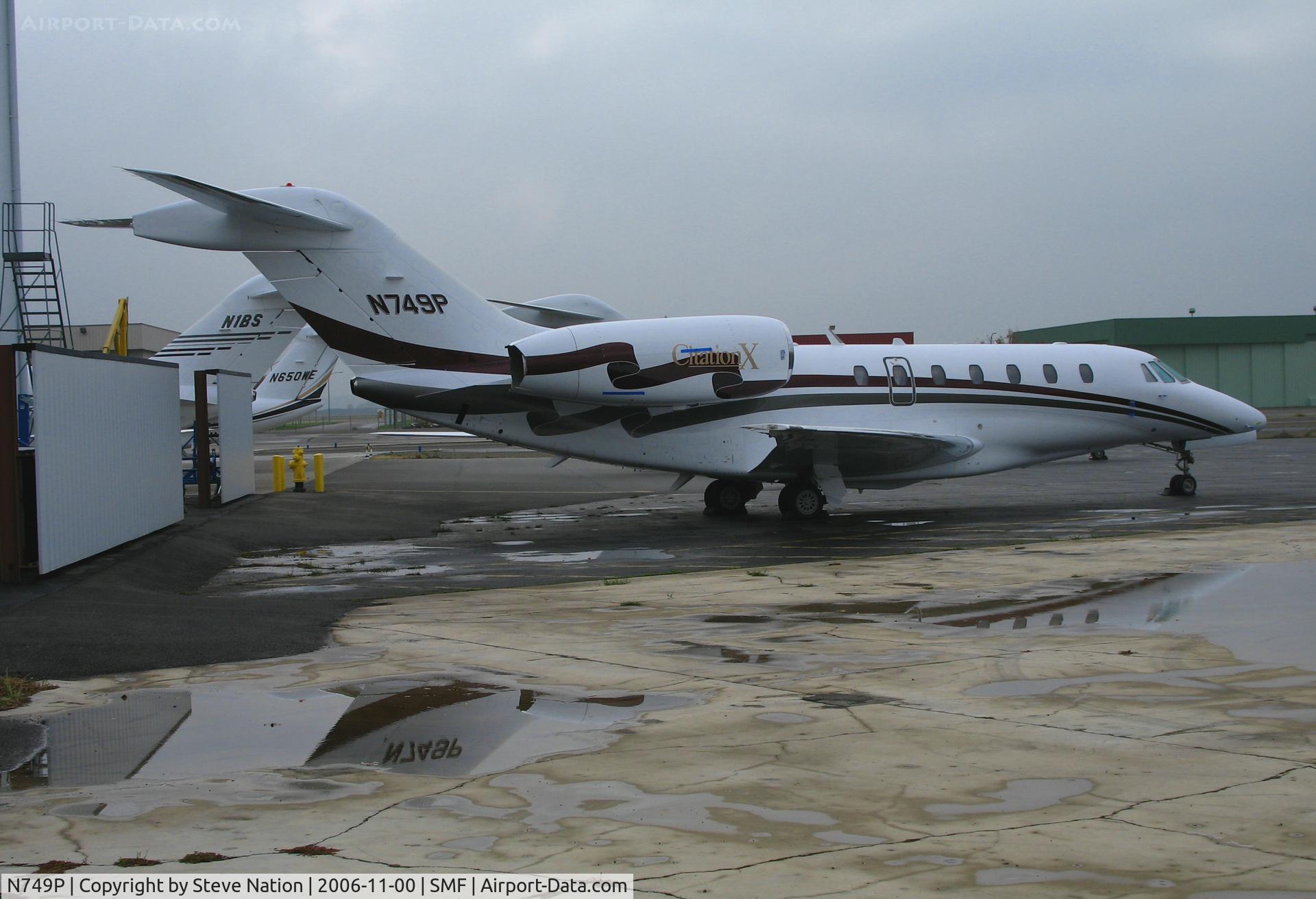N749P, 1998 Cessna 750 Citation X Citation X C/N 750-0046, Foster Farms 1998 Cessna 750 @ Sacramento Metro Airport, CA