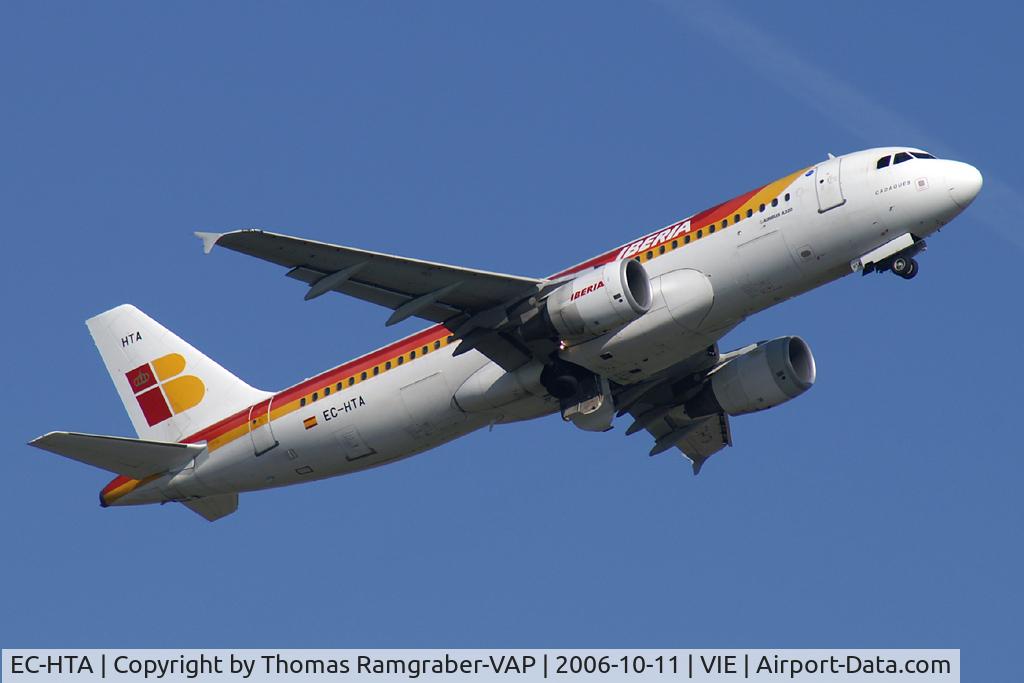 EC-HTA, 2001 Airbus A320-214 C/N 1516, Iberia A320