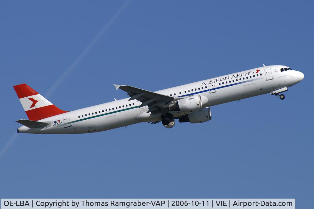 OE-LBA, 1995 Airbus A321-111 C/N 552, Austrian Airlines A321-100