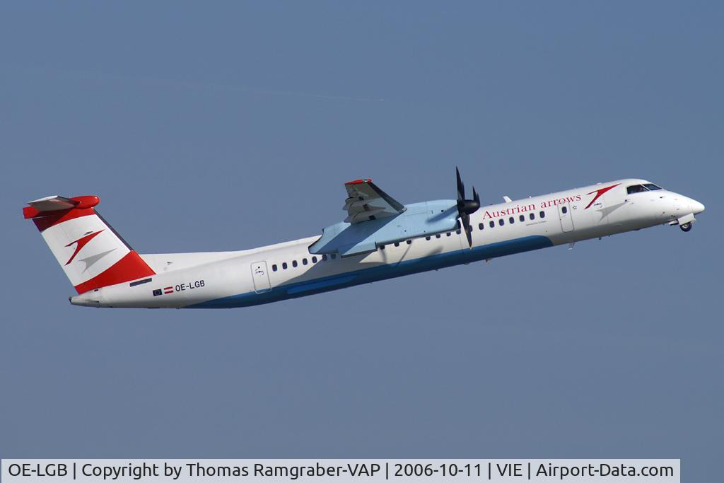 OE-LGB, 1999 De Havilland Canada DHC-8-402Q Dash 8 C/N 4015, Austrian arrows Dash8-400