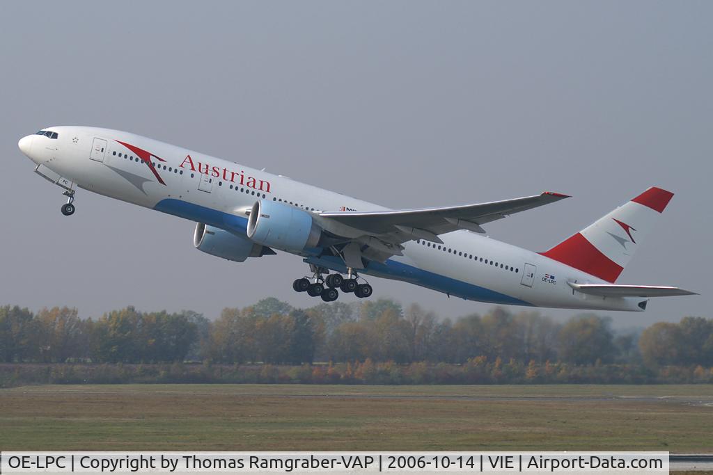 OE-LPC, 2002 Boeing 777-2Z9/ER C/N 29313, Austrian B777-200IGW