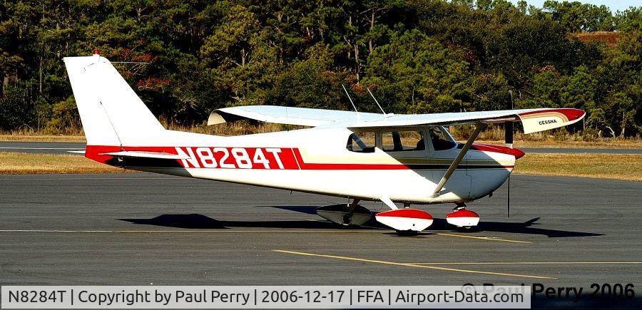 N8284T, 1961 Cessna 175B Skylark C/N 17556984, Early morning, and the white is very bright