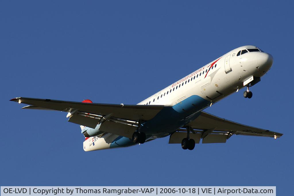 OE-LVD, 1994 Fokker 100 (F-28-0100) C/N 11515, Austrian arrows Fokker100