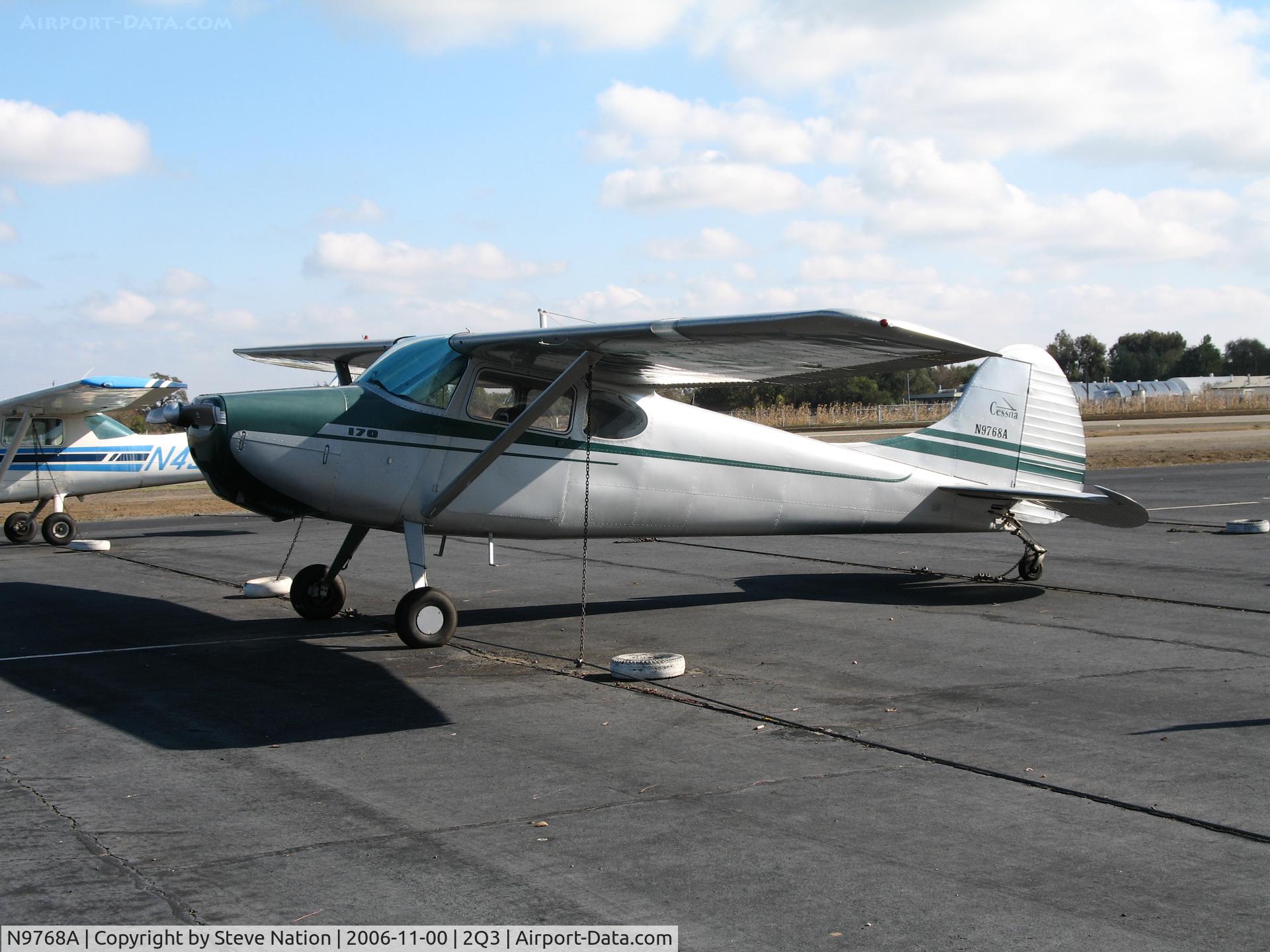 N9768A, 1950 Cessna 170A C/N 19409, 1950 Cessna 170A @ University Airport, Davis, CA