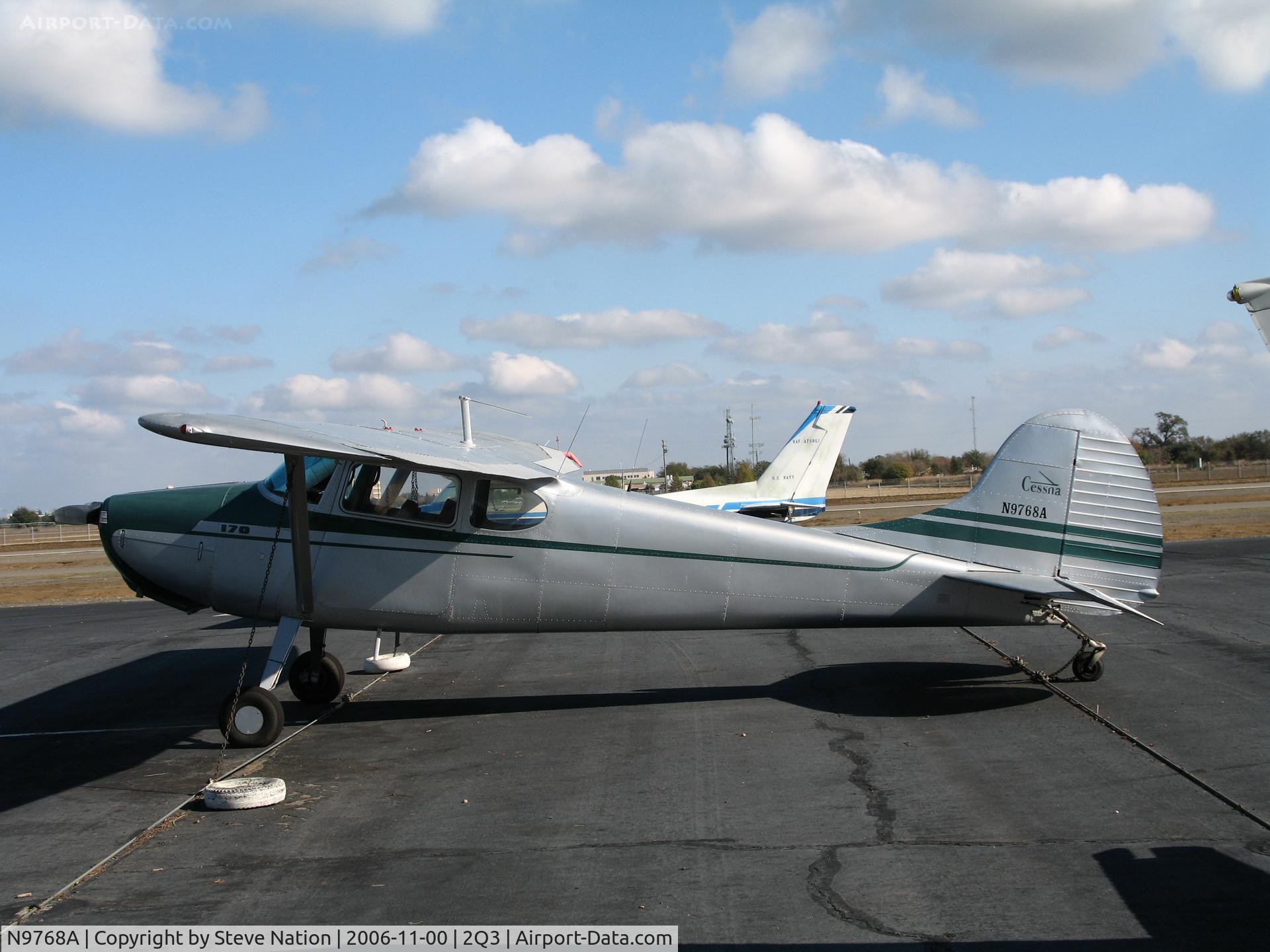 N9768A, 1950 Cessna 170A C/N 19409, 1950 Cessna 170A @ University Airport, Davis, CA