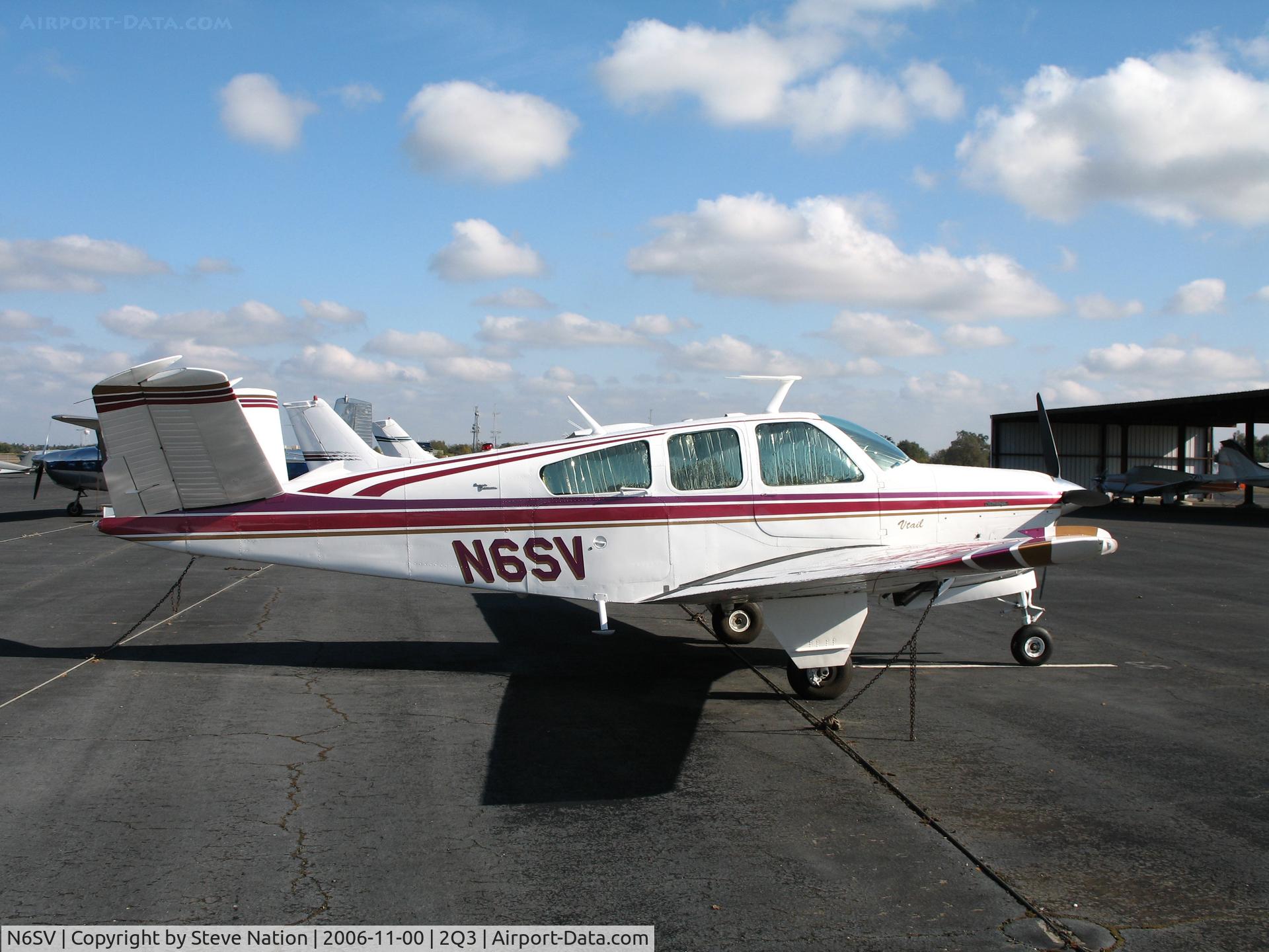N6SV, 1969 Beech V35A Bonanza C/N D-8917, 1969 Beech V35A @ University Airport, Davis, CA