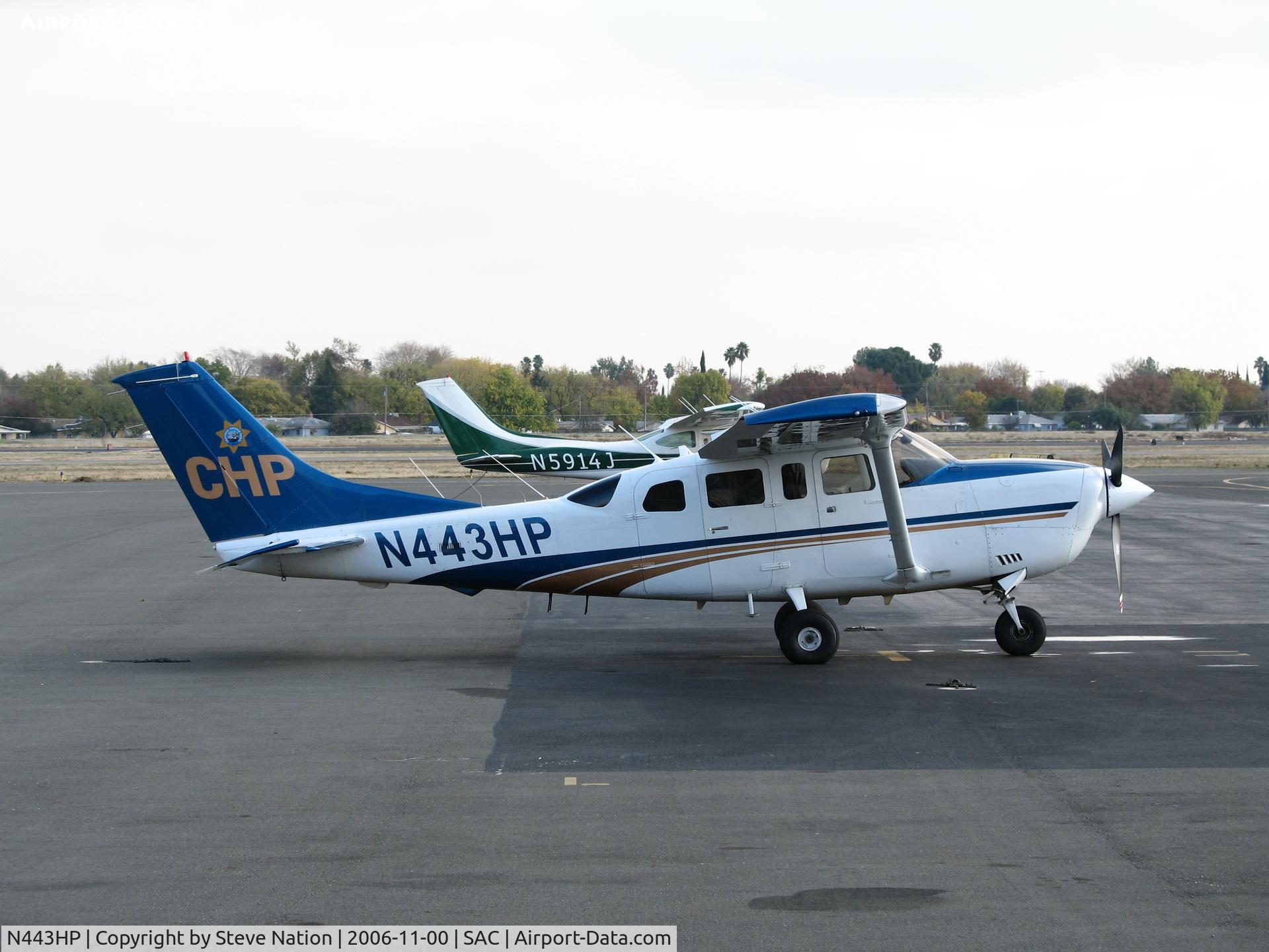 N443HP, 2000 Cessna T206H Turbo Stationair C/N T20608241, CHP/California Highway Patrol 2000 Cessna T206H @ Sacramento Executive  Airport, CA