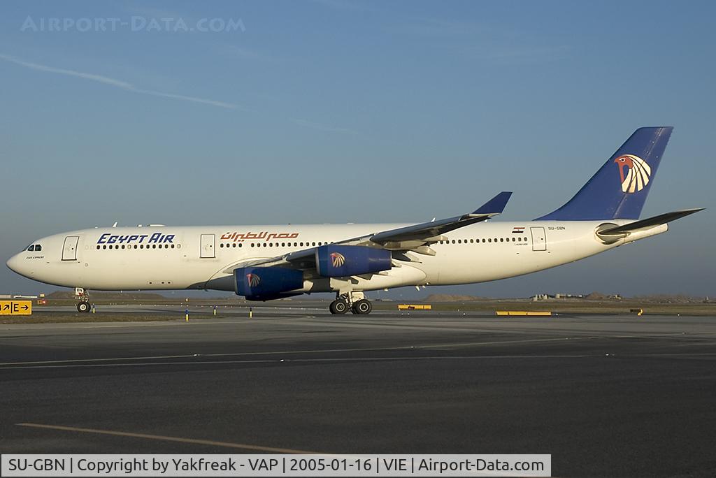 SU-GBN, 1996 Airbus A340-212 C/N 159, Egypt Air Airbus 340-200