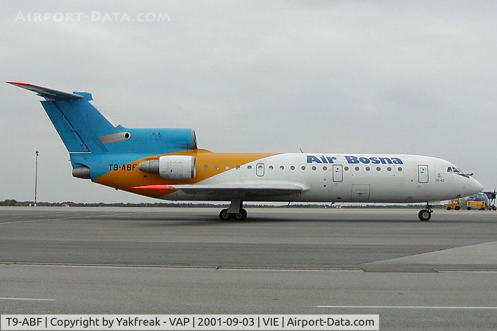 T9-ABF, 1985 Yakovlev Yak-42 C/N 4520424402161, Air Bosna Yakovlev 42