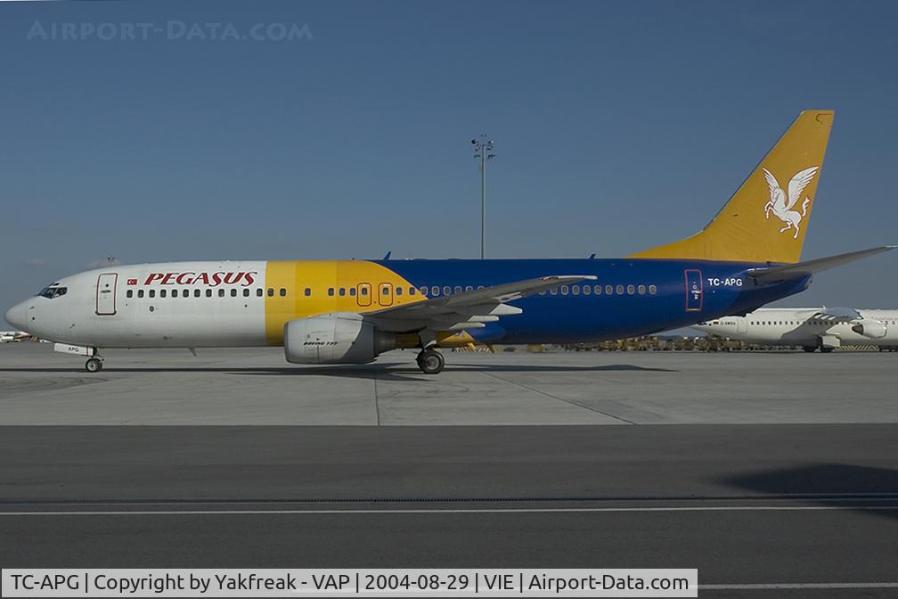 TC-APG, 1999 Boeing 737-82R C/N 29329, Pegasus Boeing 737-800 in Myanmar Airways colors
