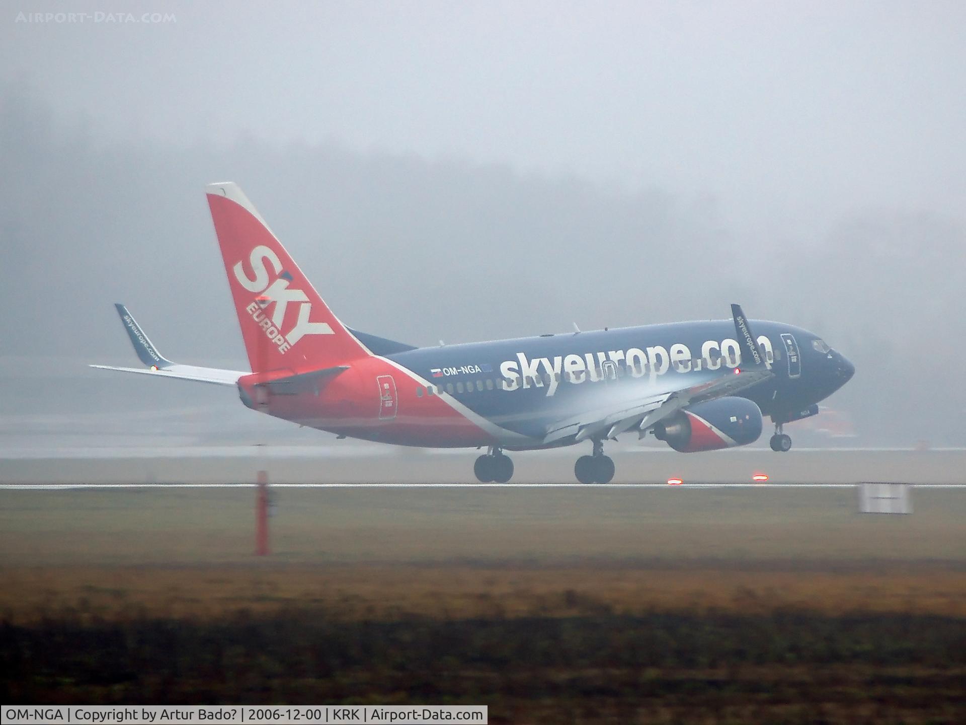 OM-NGA, 2006 Boeing 737-76N C/N 32684, SkyEurope