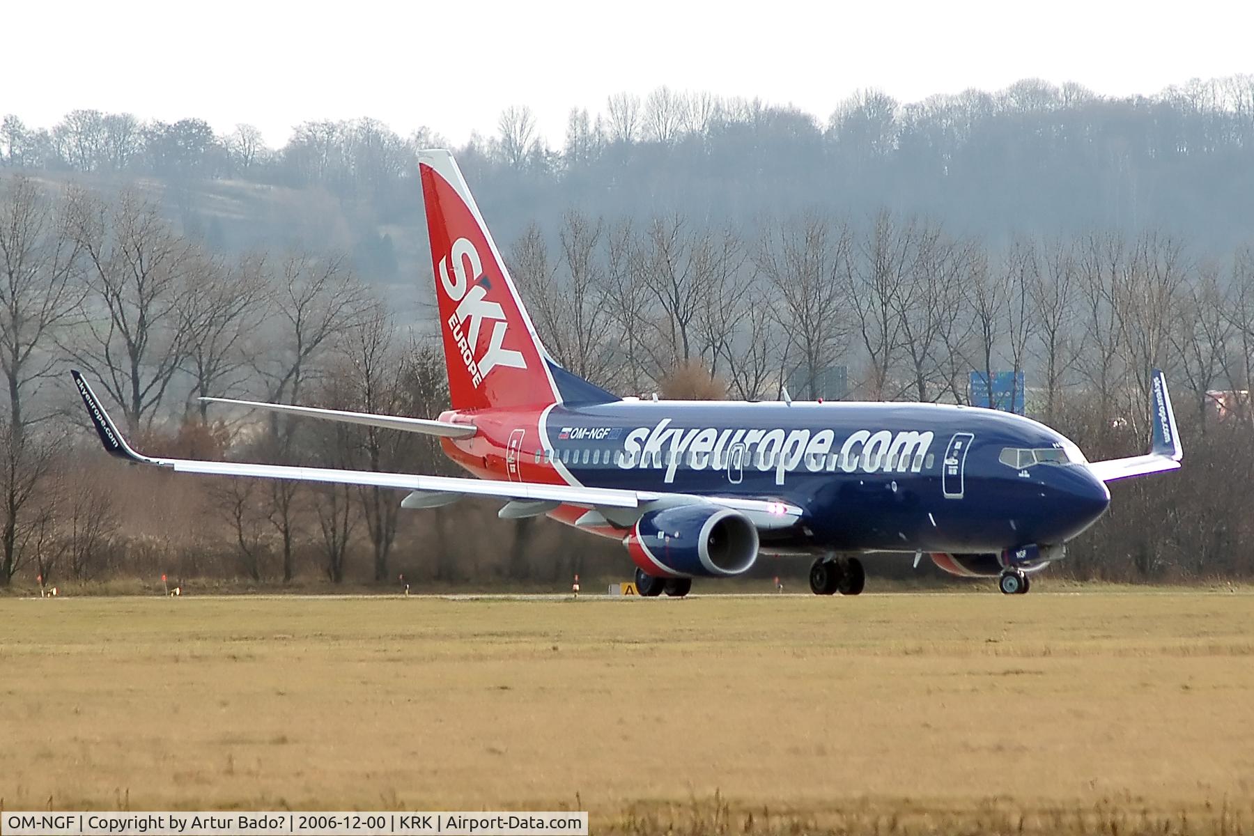 OM-NGF, 2006 Boeing 737-76N C/N 32680, SkyEurope