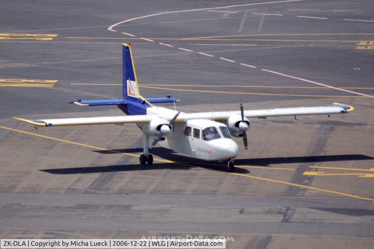 ZK-DLA, Pilatus Britten-Norman BN-2B-26 Islander C/N 2131, Just arrived in Wellington