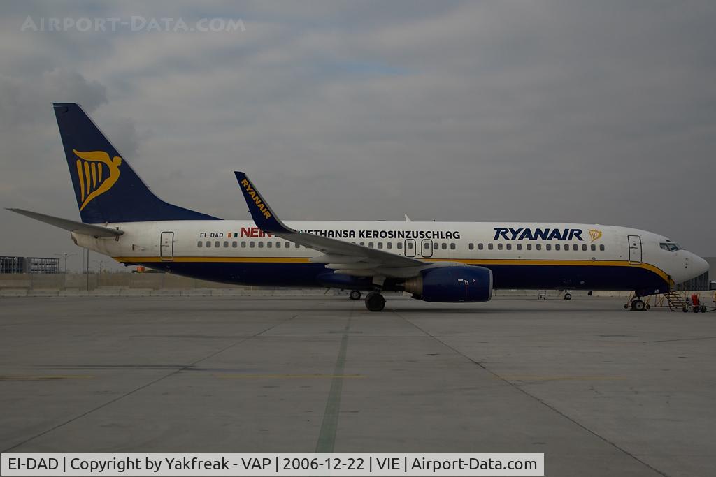 EI-DAD, 2002 Boeing 737-8AS C/N 33544, Ryanair Boeing 737-800