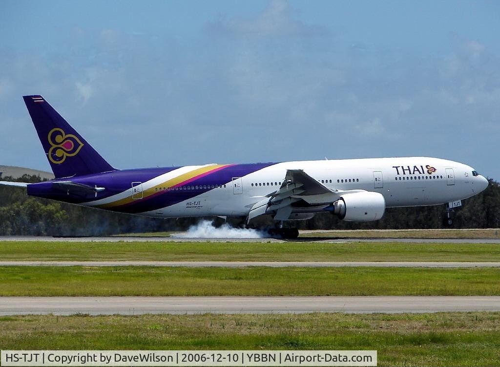 HS-TJT, 2006 Boeing 777-2D7/ER C/N 34588, Touchdown