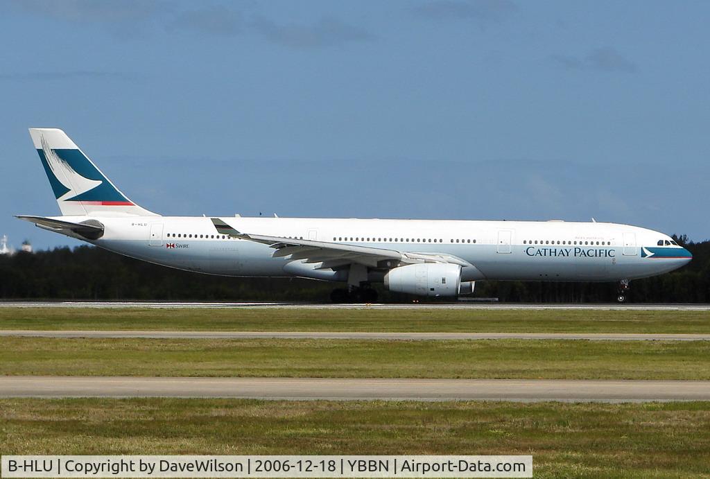 B-HLU, 2003 Airbus A330-343 C/N 539, Takingoff rwy 19