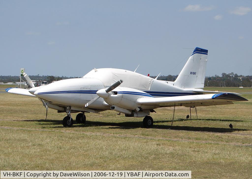 VH-BKF, 1973 Piper PA-23-250 C/N 27-7405248, Sitting here at Archerfield