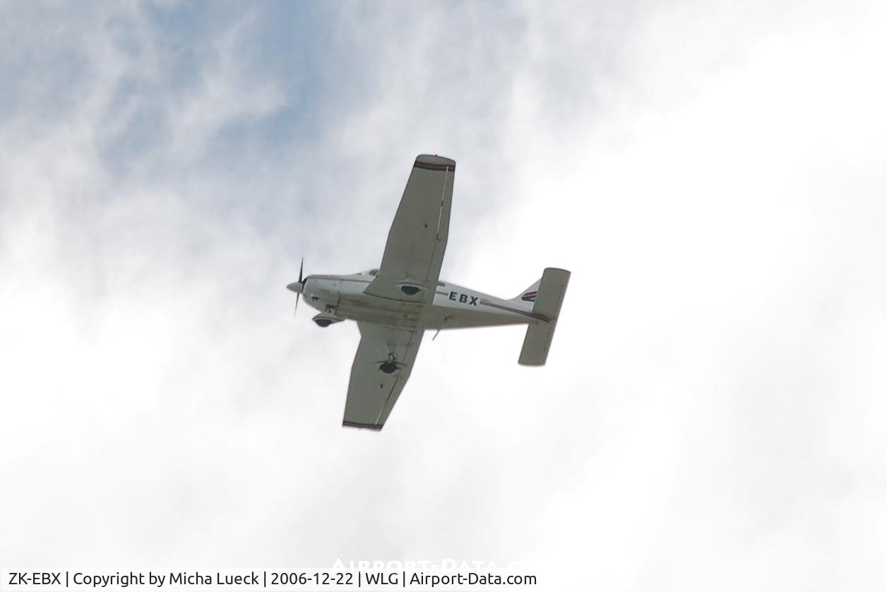 ZK-EBX, Piper PA-28-181 C/N 28-7790242, Climbing out of Wellington