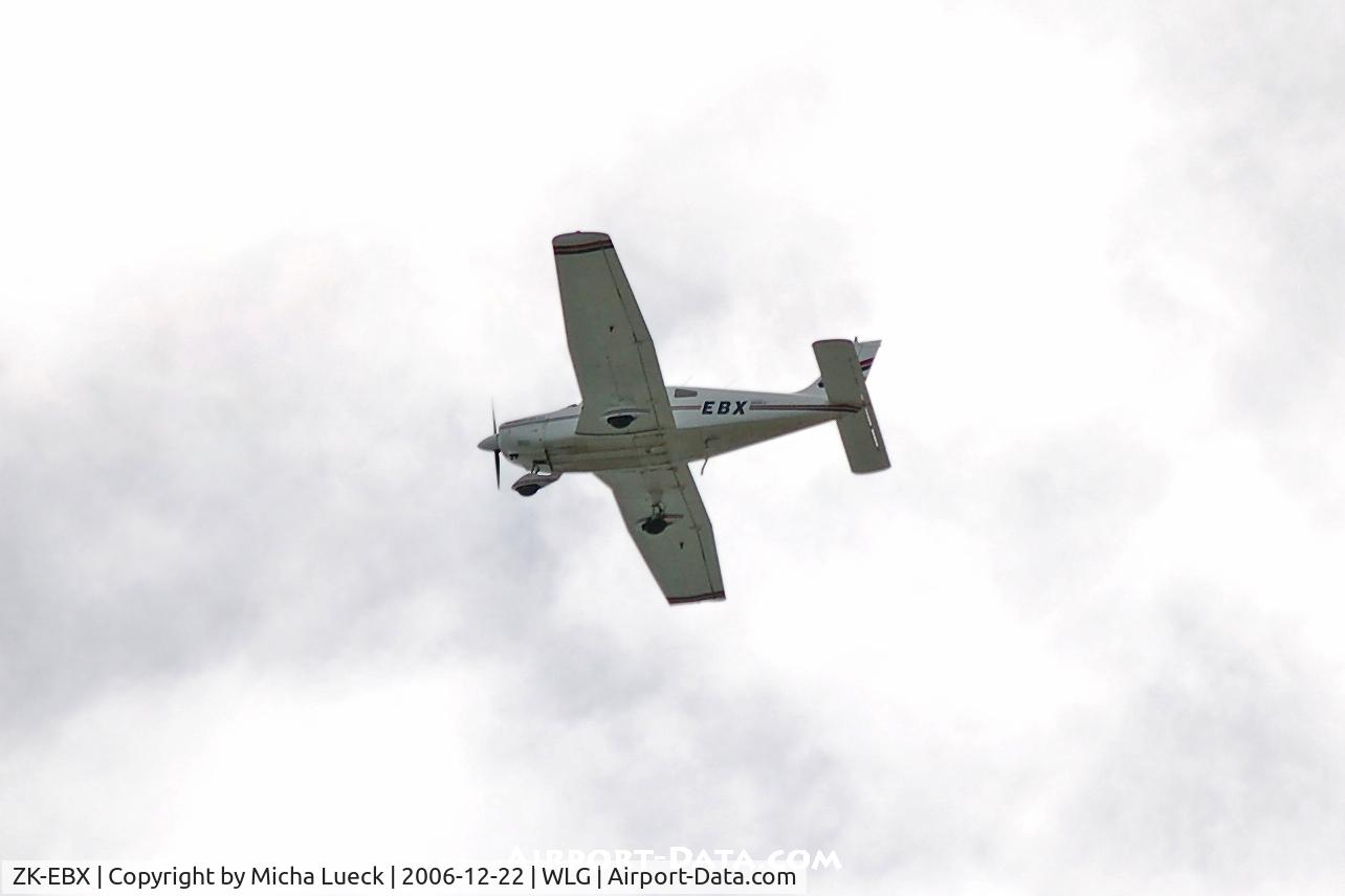 ZK-EBX, Piper PA-28-181 C/N 28-7790242, Climbing out of Wellington