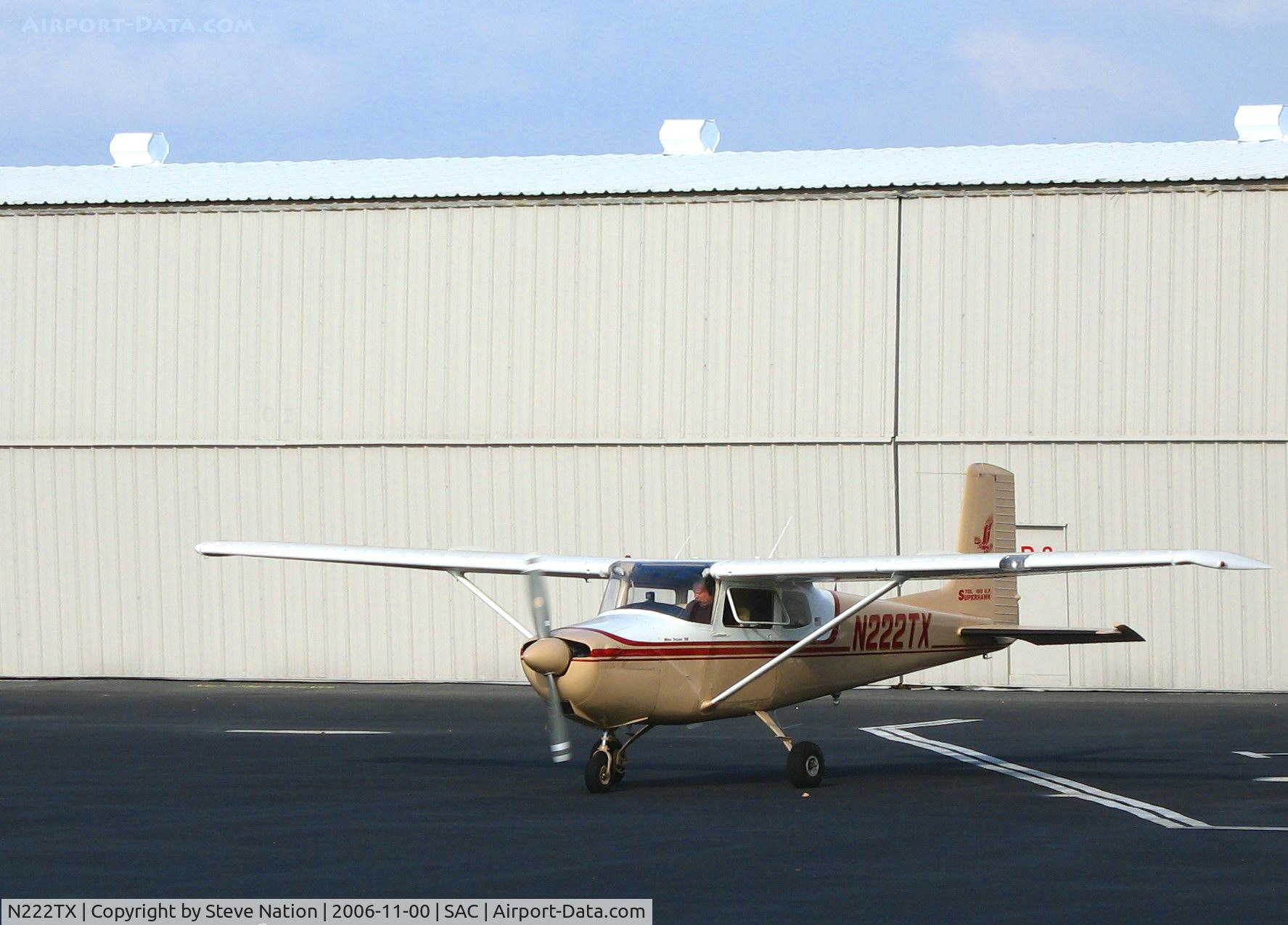 N222TX, 1957 Cessna 172 C/N 29976, One fine looking 1957 (straight-tail) Cessna 172 visiting from Colorado @ Sacramento Exec Airport, CA