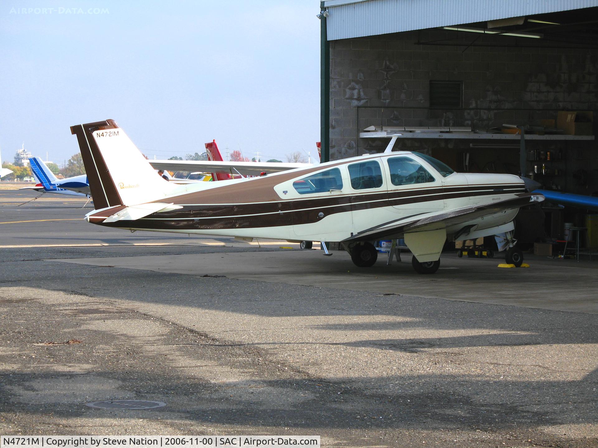 N4721M, 1978 Beech F33A Bonanza C/N CE-777, 1978 Beech F33A @ Sacramento Exec Airport, CA