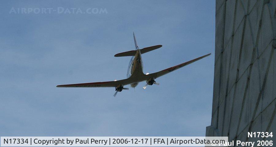 N17334, 1937 Douglas DC-3-178 C/N 1920, Off she goes, and thanks to American Airlines