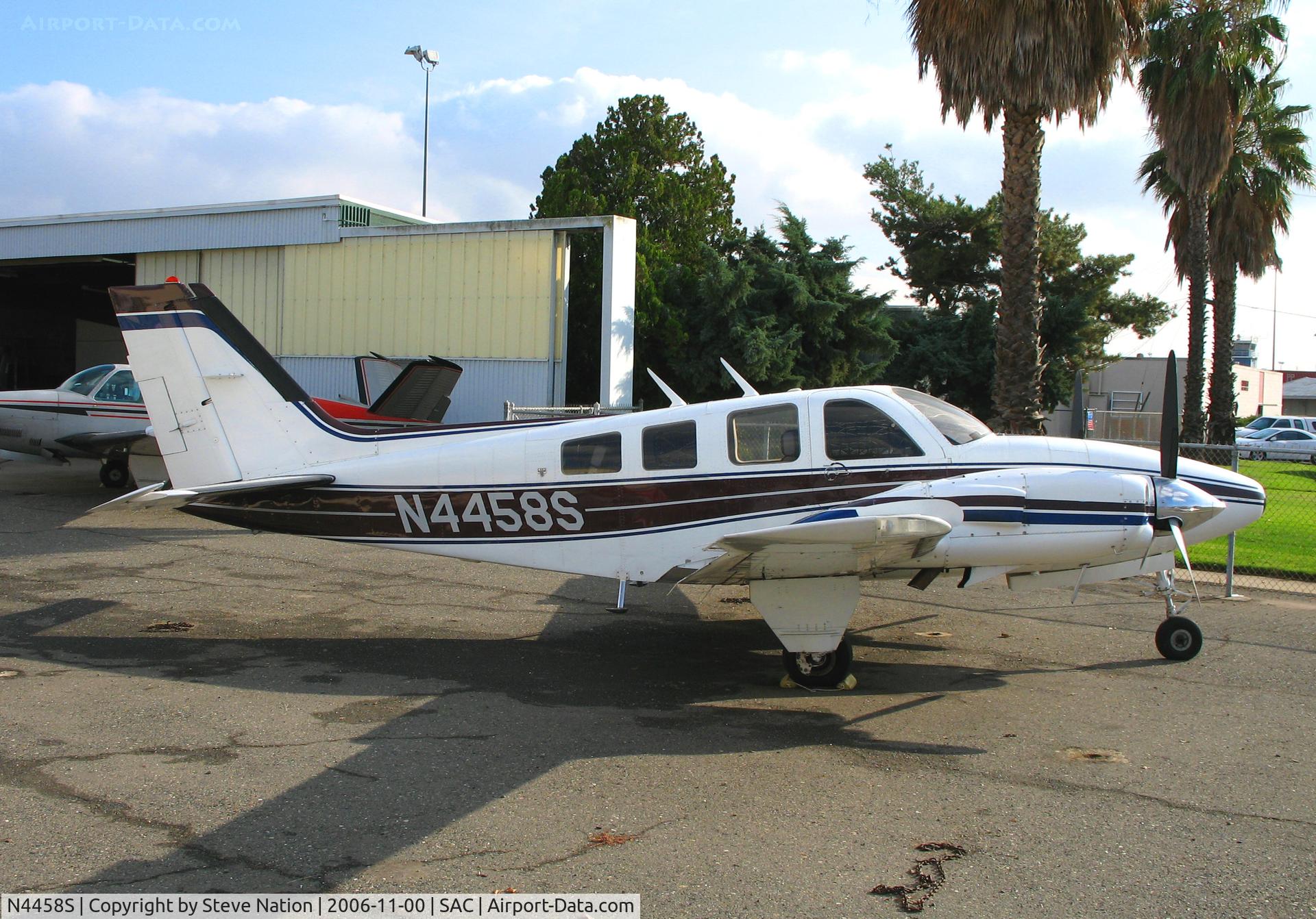 N4458S, 1976 Beech 58P Baron C/N TJ-58, 1976 Beech 58P Baron @ Sacramento Exec Airport, CA