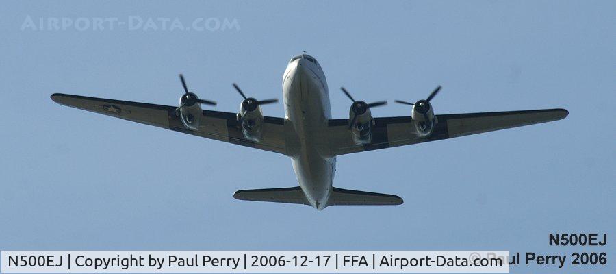 N500EJ, 1945 Douglas C-54E Skymaster (DC-4A) C/N DO316, Nothing like the roar of quad radials!