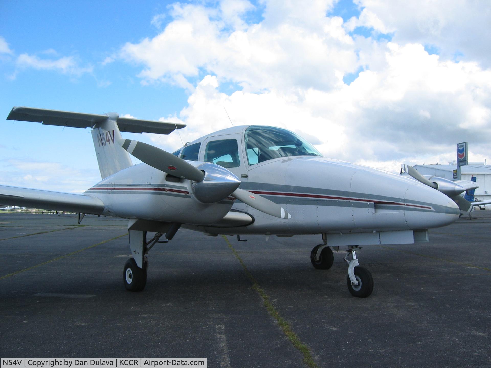 N54V, 1980 Beech 76 Duchess C/N ME-313, On the ramp in front of Sterling Aviation, KCCR