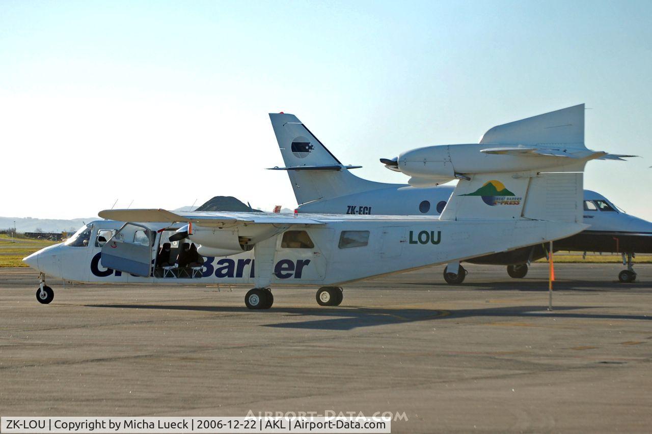 ZK-LOU, 1972 Britten-Norman BN-2A Mk.III-2 Trislander C/N 322, Waiting for the next flight to Great Barrier Island