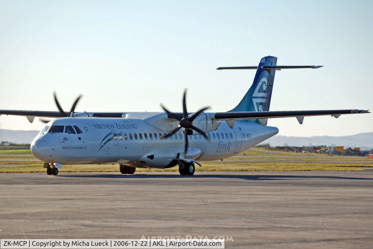 ZK-MCP, 2000 ATR 72-212A C/N 630, Just arrived in Auckland
