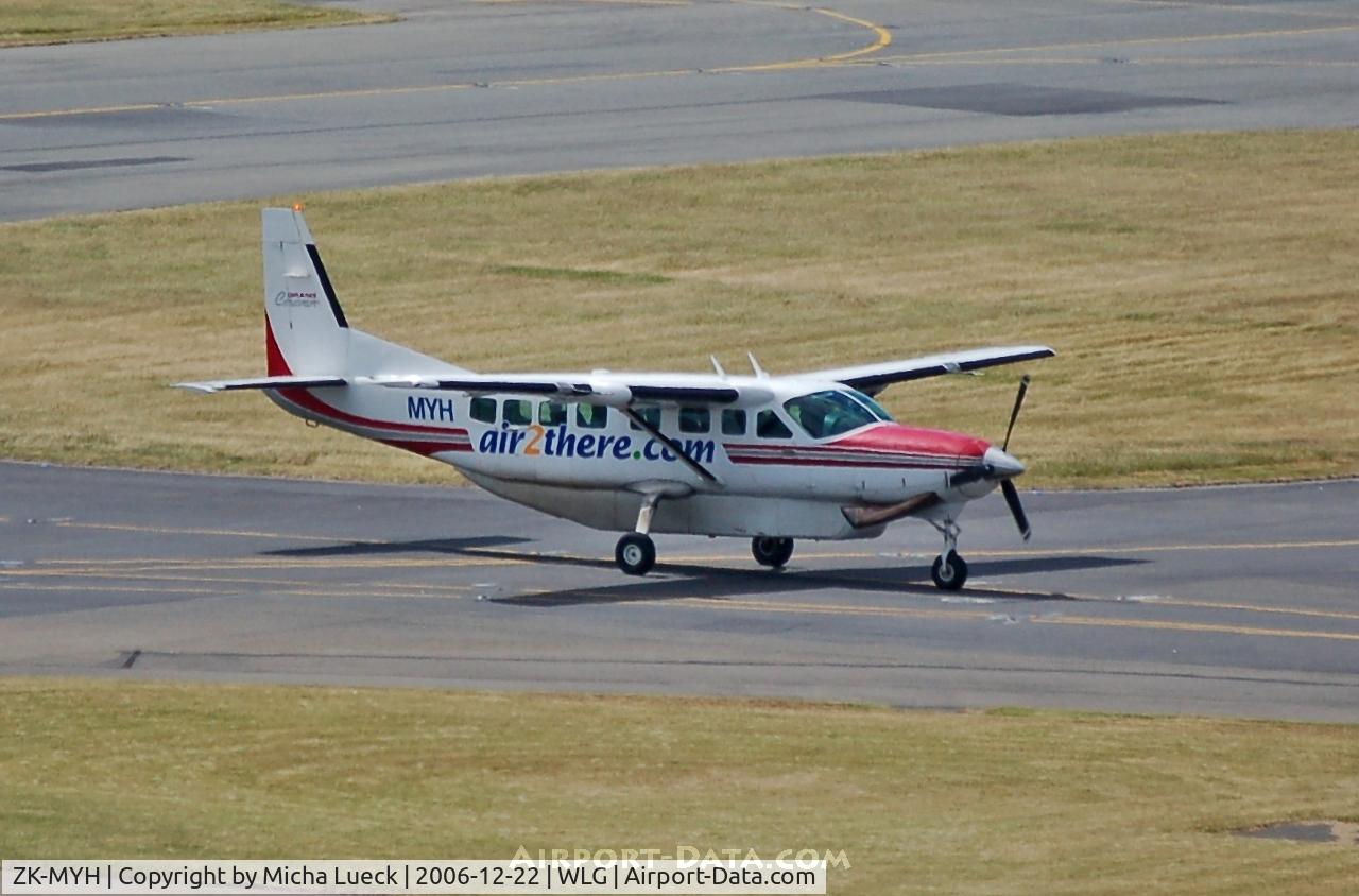 ZK-MYH, 1997 Cessna 208B Grand Caravan C/N 208B0604, Just landed in Wellington