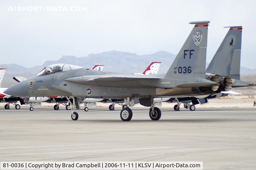 81-0036, 1981 McDonnell Douglas F-15C Eagle C/N 0776/C219, McDonnell Douglas / USAF / F-15C Eagle (cn 776/C219) / Aviation Nation 2006