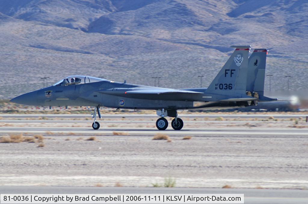 81-0036, 1981 McDonnell Douglas F-15C Eagle C/N 0776/C219, McDonnell Douglas / USAF / F-15C Eagle (cn 776/C219) / Aviation Nation 2006
