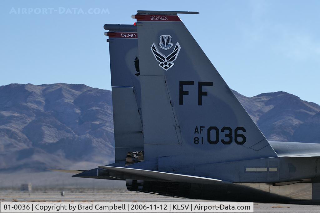 81-0036, 1981 McDonnell Douglas F-15C Eagle C/N 0776/C219, McDonnell Douglas / USAF / F-15C Eagle (cn 776/C219) / Aviation Nation 2006