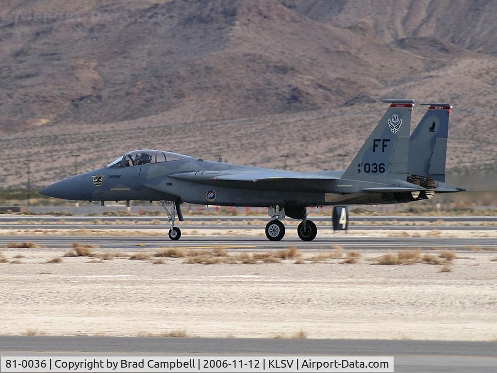 81-0036, 1981 McDonnell Douglas F-15C Eagle C/N 0776/C219, McDonnell Douglas / USAF / F-15C Eagle (cn 776/C219) / Aviation Nation 2006